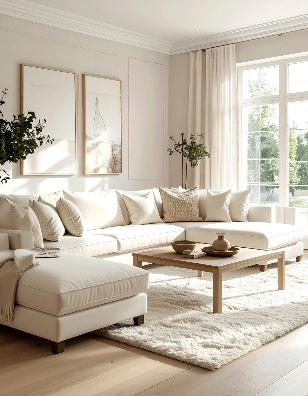 Ivory Living Room - 30 ivory decor ideas