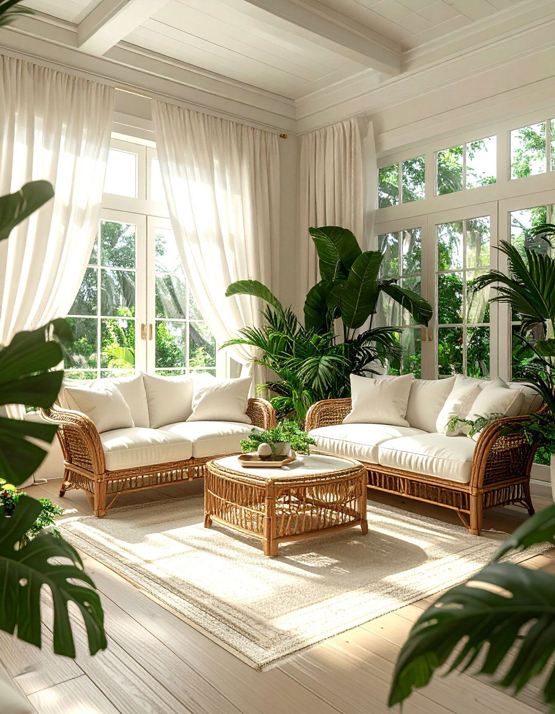 Ivory Sunroom Lounge - 30 ivory decor ideas