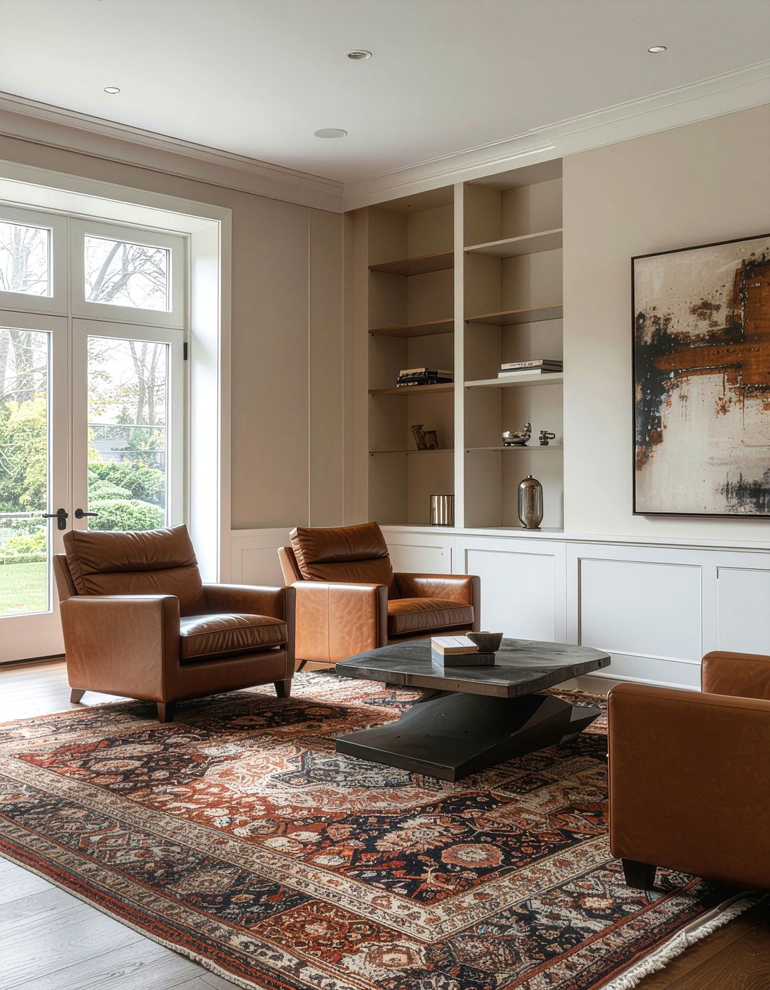 Ivory and brown living room - 30 ivory living room ideas