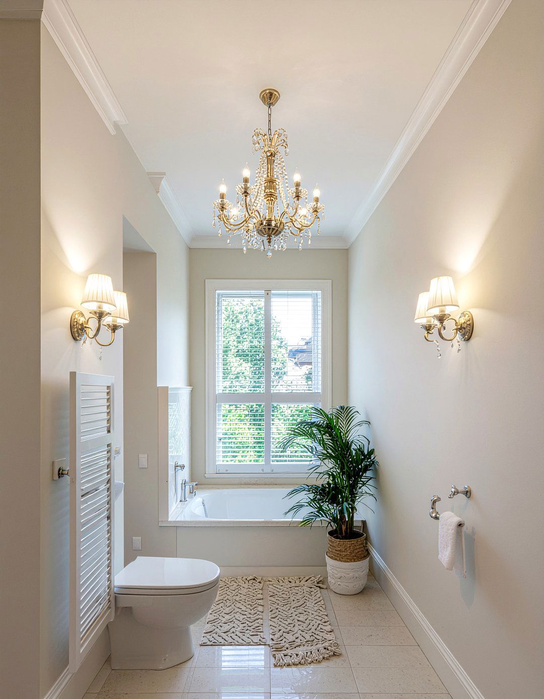 Ivory bathroom lighting - 30 ivory bathroom ideas