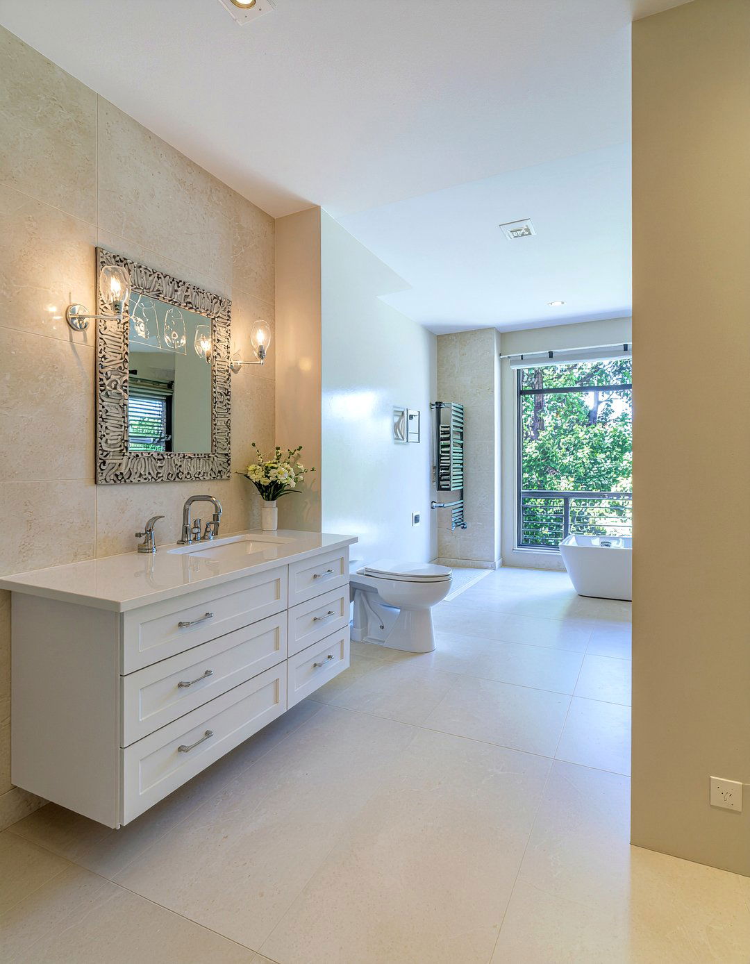 Ivory bathroom tile - 30 ivory bathroom ideas