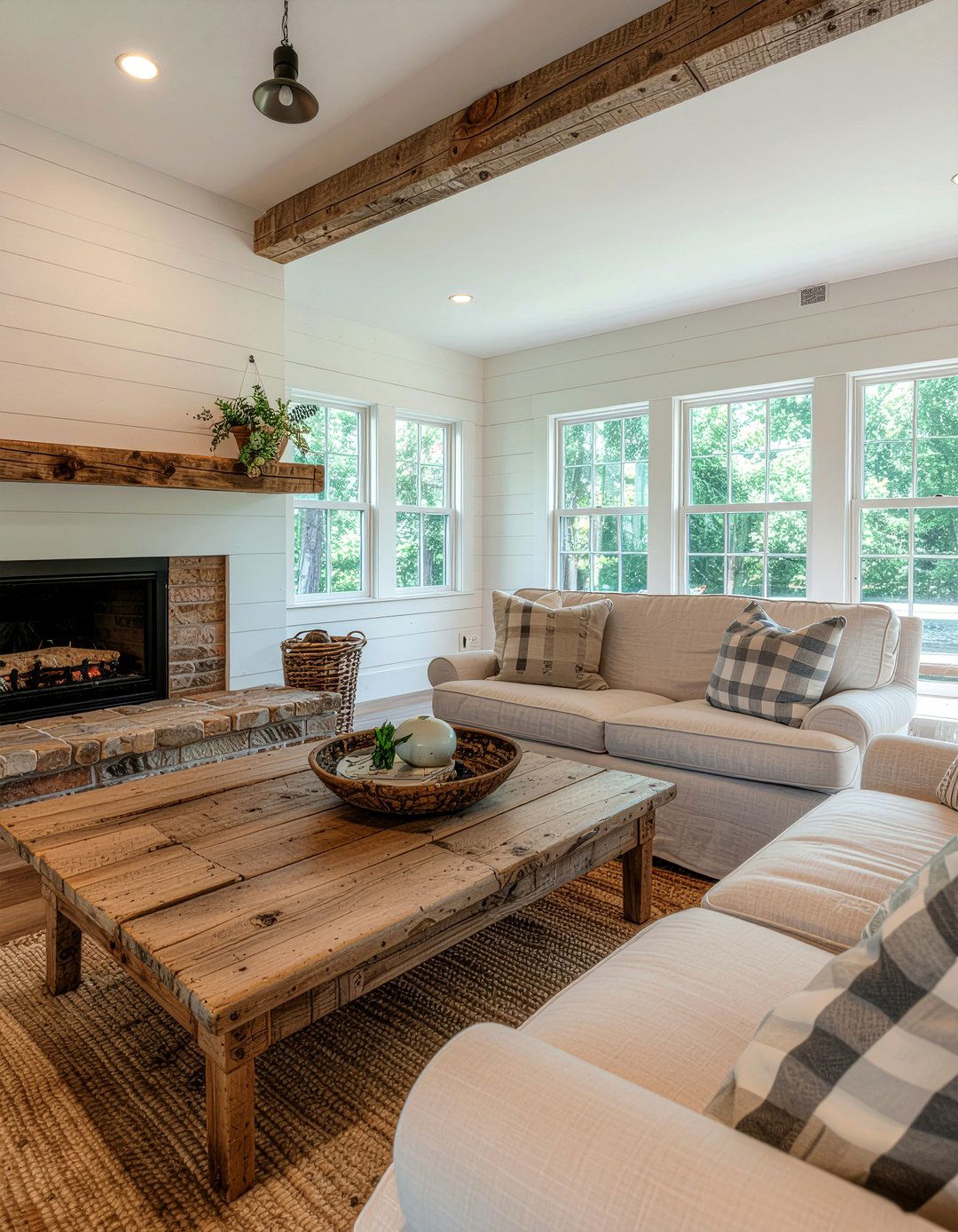 Ivory farmhouse living room - 30 ivory living room ideas