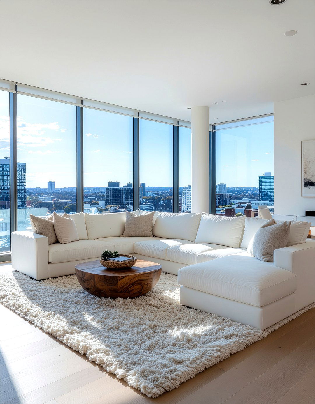 Ivory sofa living room - 30 off-white living room ideas