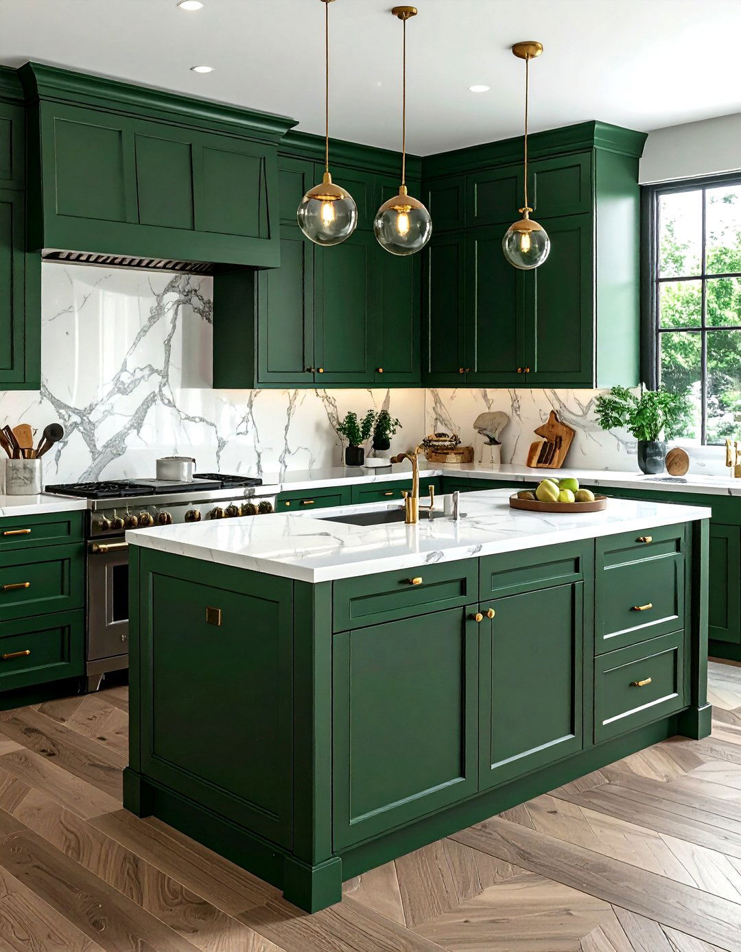 Jade Green Kitchen Cabinets - 30 serene kitchen ideas