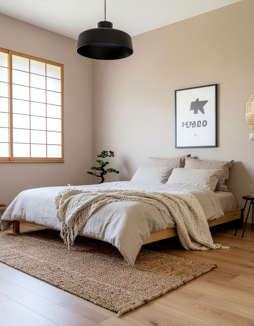 Japandi Bedroom - 30 peaceful bedroom ideas