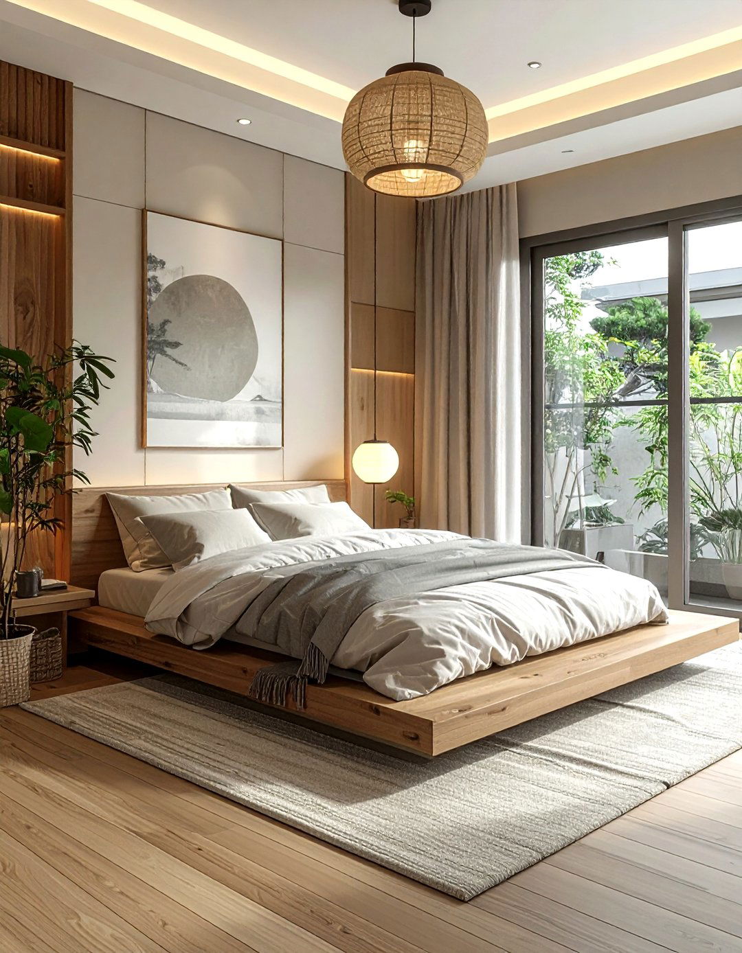 Japandi Bedroom - 30 popular decor ideas