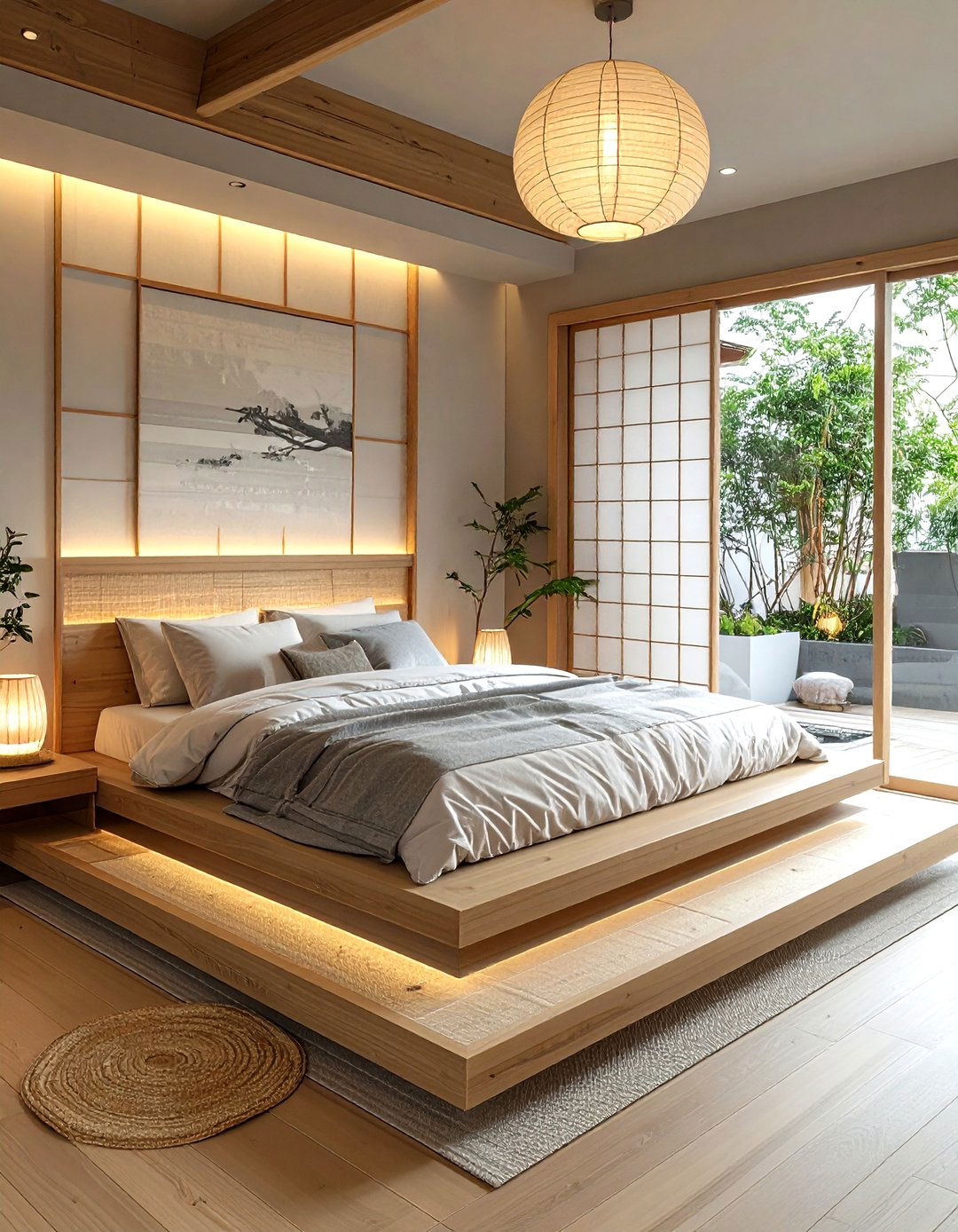Japandi Bedroom - 30 trendy decor ideas