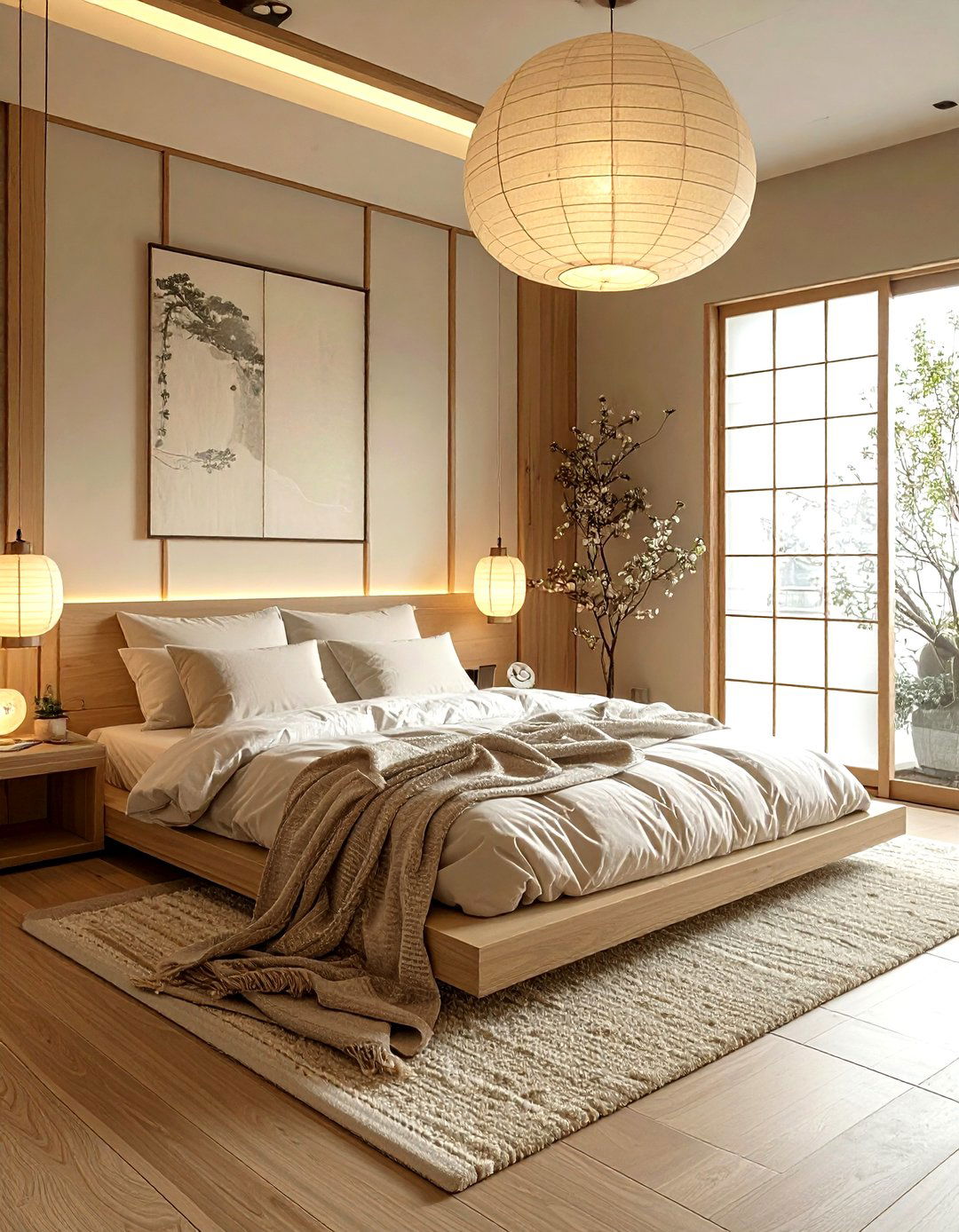 Japandi Bedroom Style - 30 elegant bedroom ideas