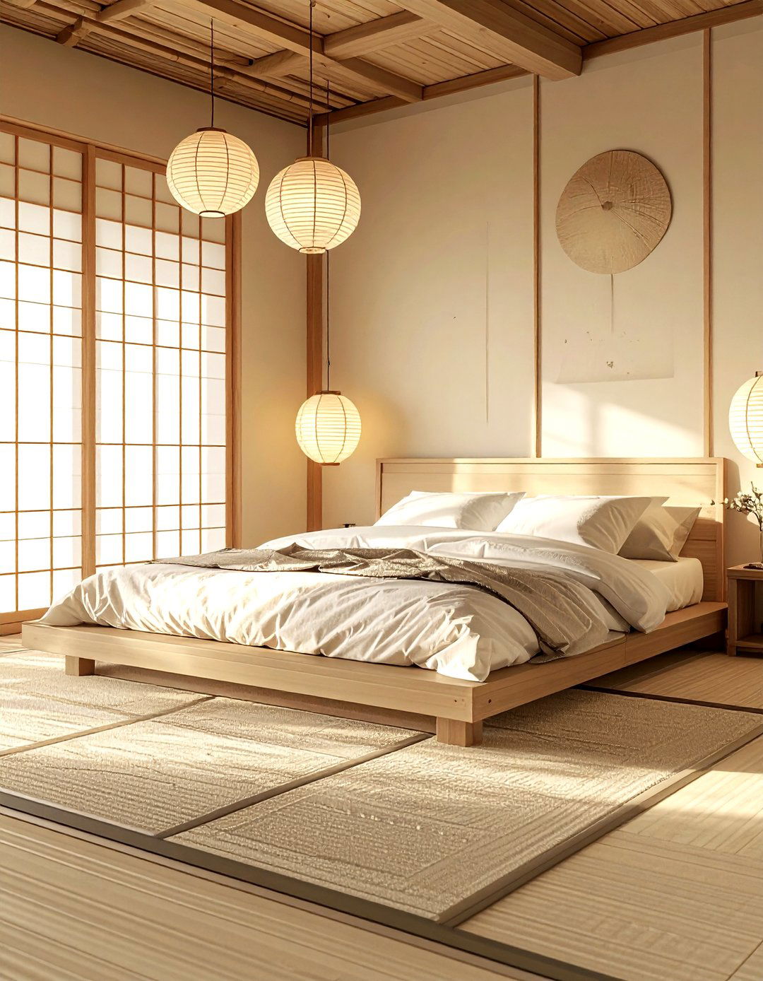 Japandi Beige Bedroom - 30 beige bedroom ideas