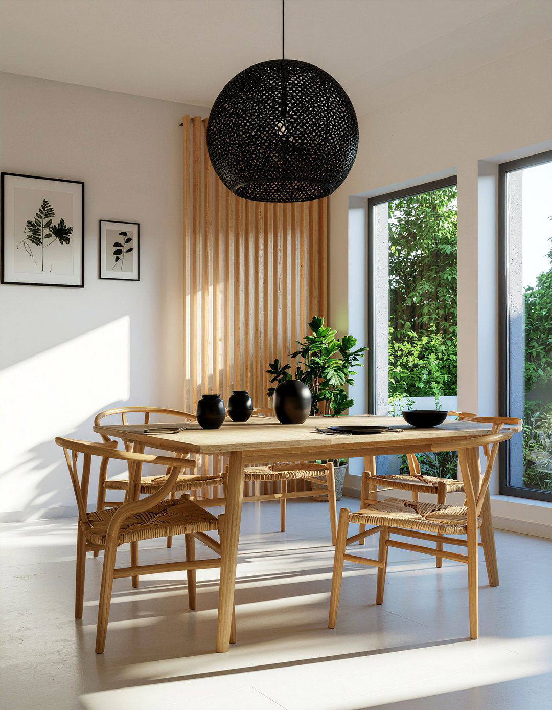 Japandi Dining - 30 eye-catching dining room ideas