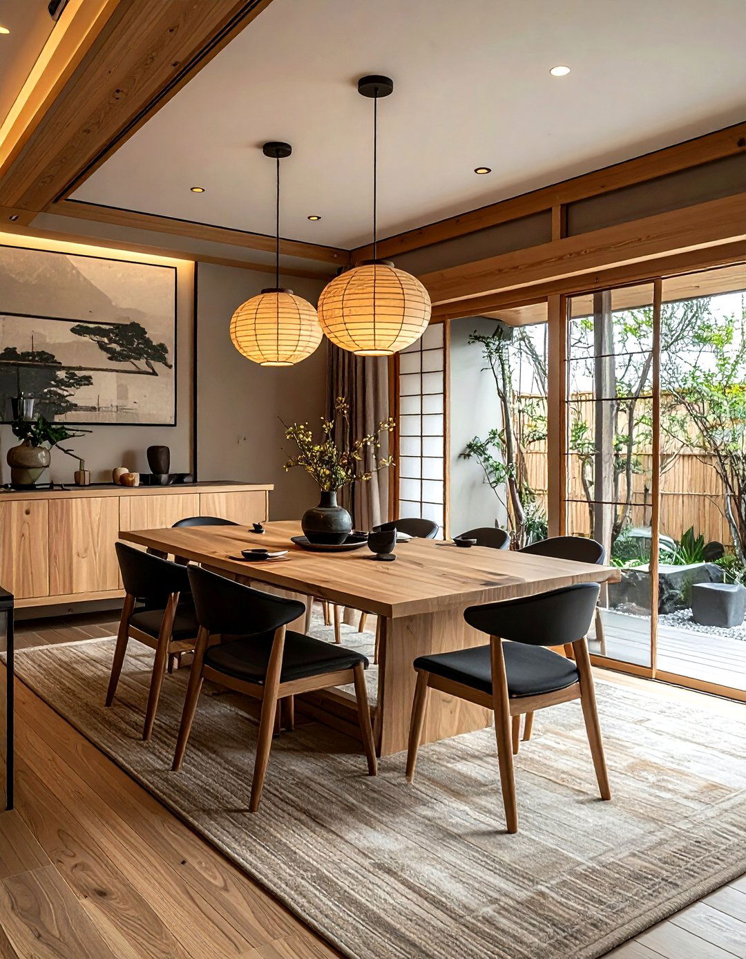 Japandi Dining Room - 30 dining room decor ideas