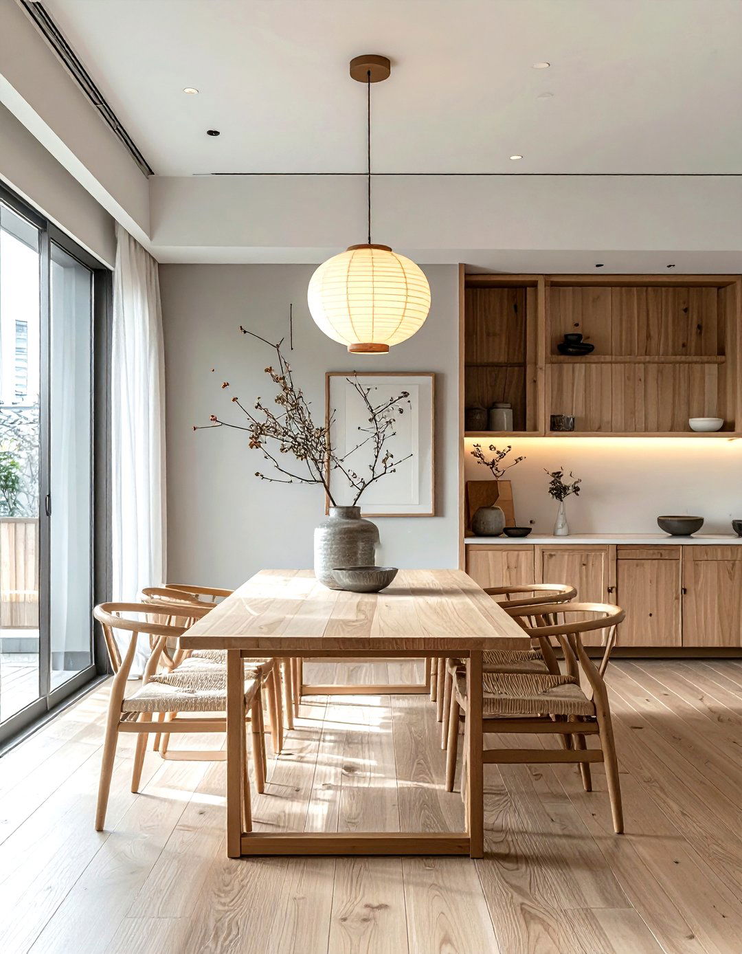 Japandi Dining Room - 30 dining room redesign ideas