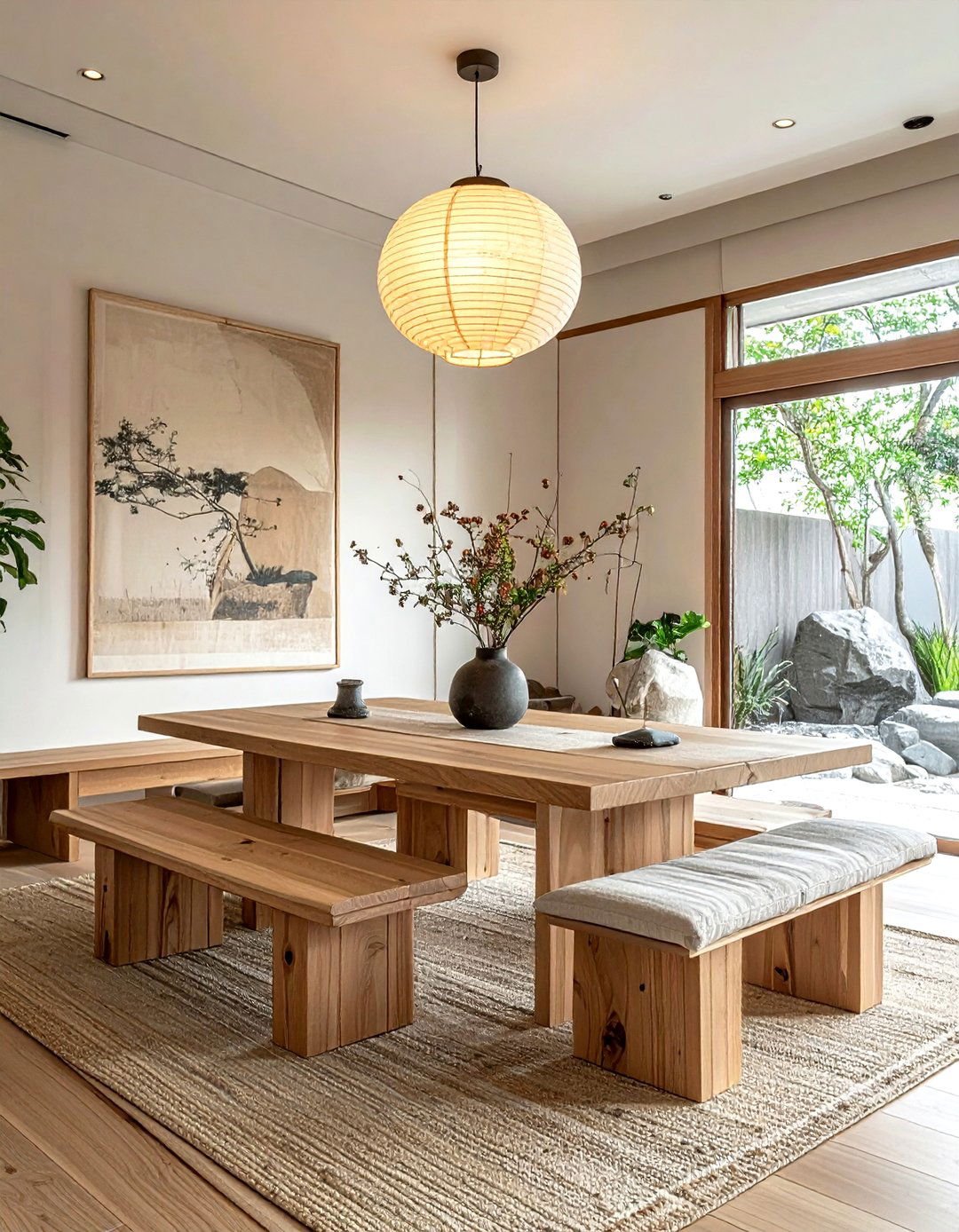 Japandi Dining Room - 30 dining room renovation ideas
