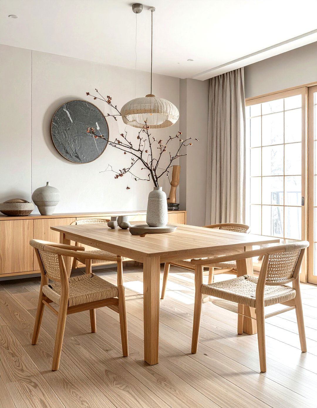 Japandi Dining Room - 30 gorgeous dining room ideas