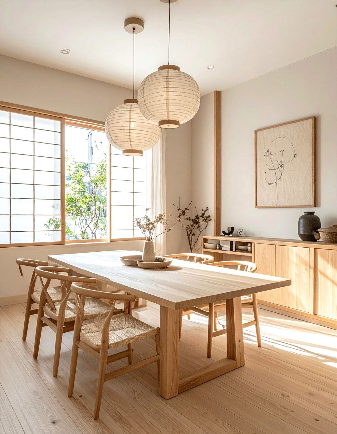 Japandi Dining Room - 30 highlight dining room ideas