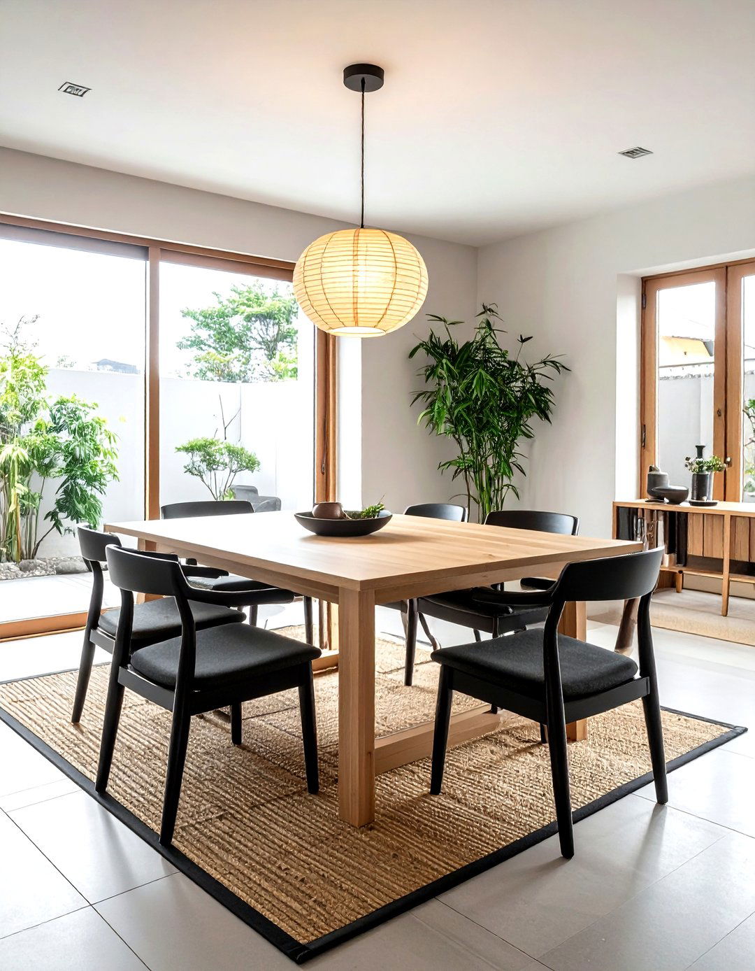 Japandi Dining Room - 30 layered dining room ideas