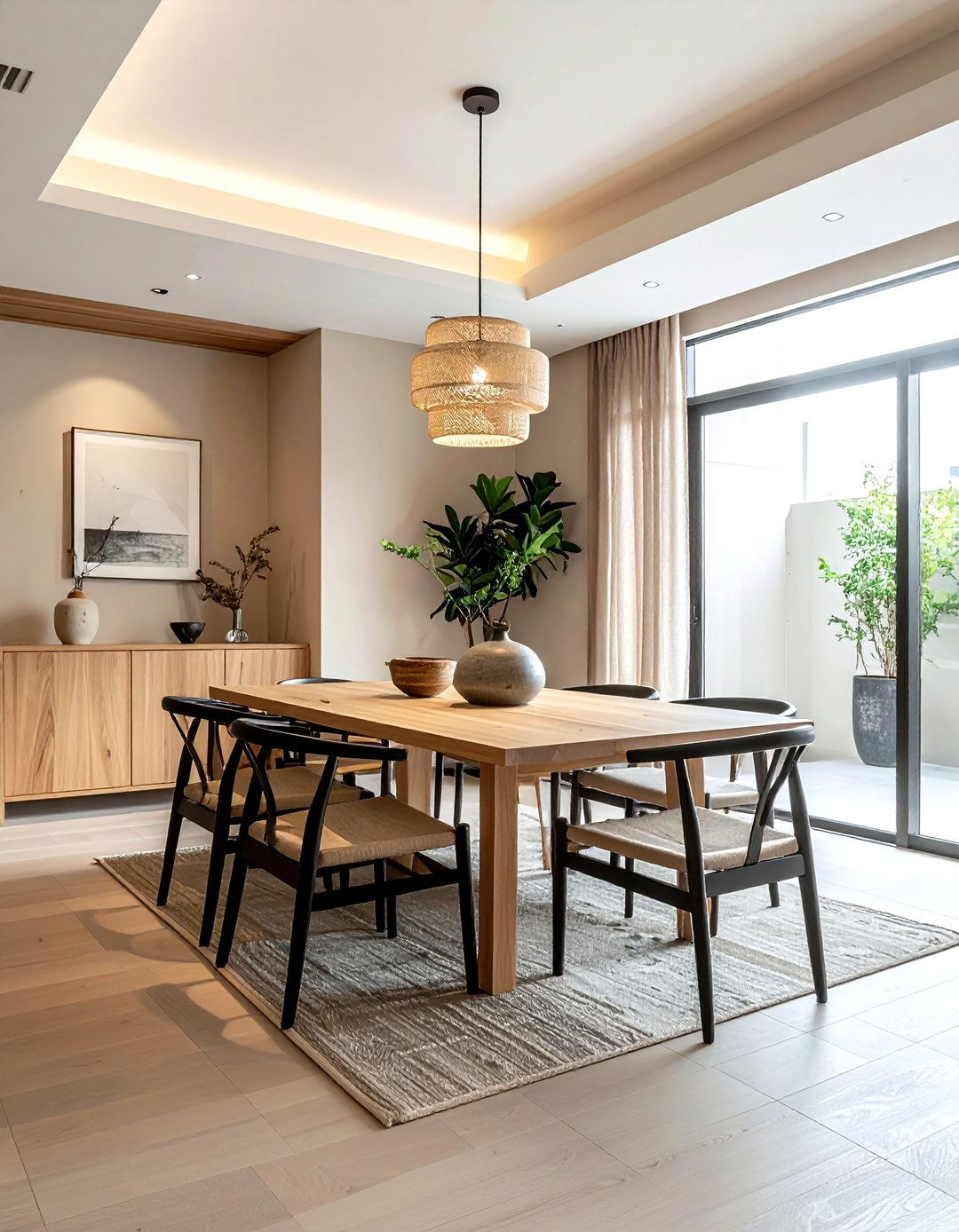 Japandi Dining Room - 30 reinvented dining room ideas