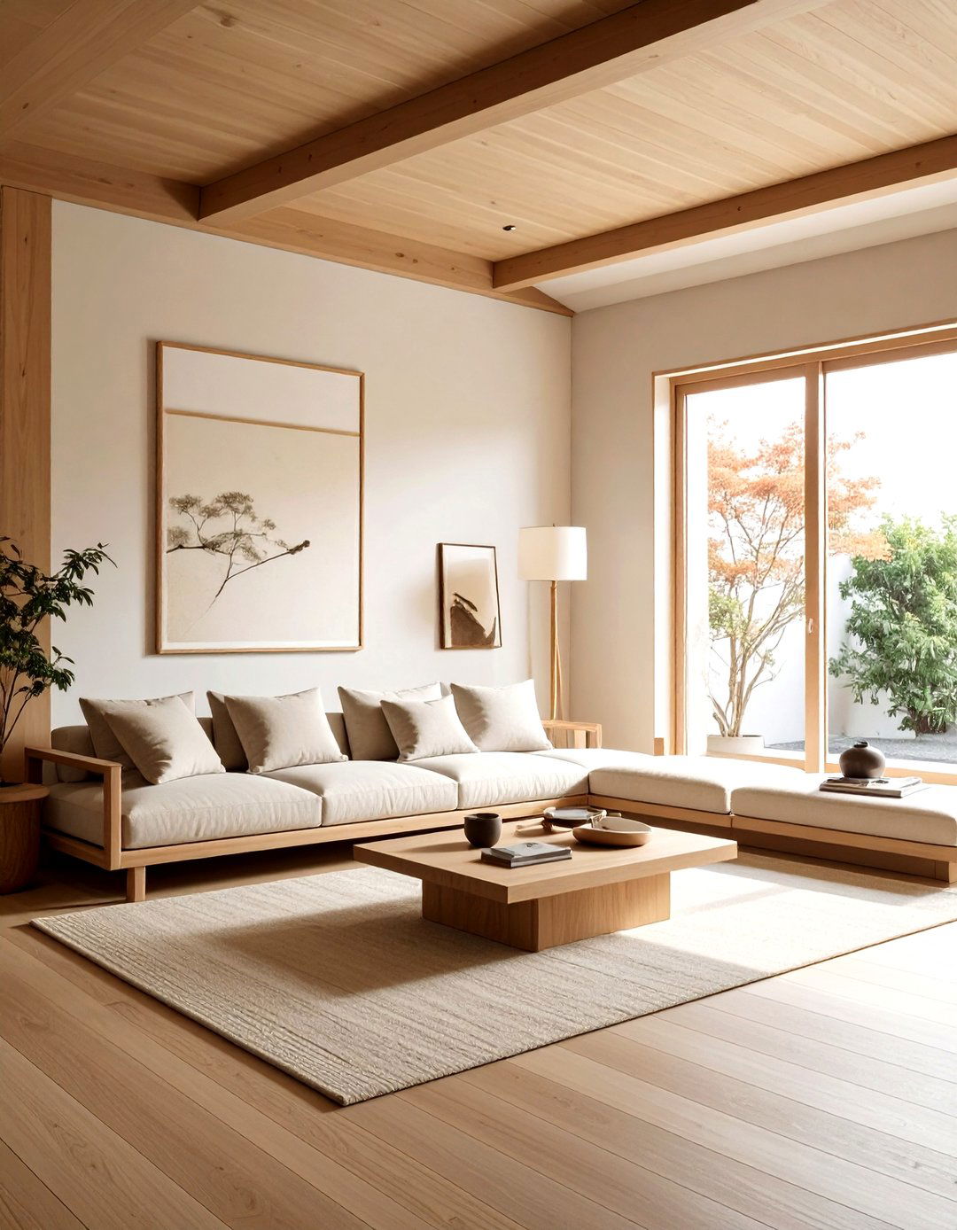 Japandi Living Room - 30 living room photography ideas