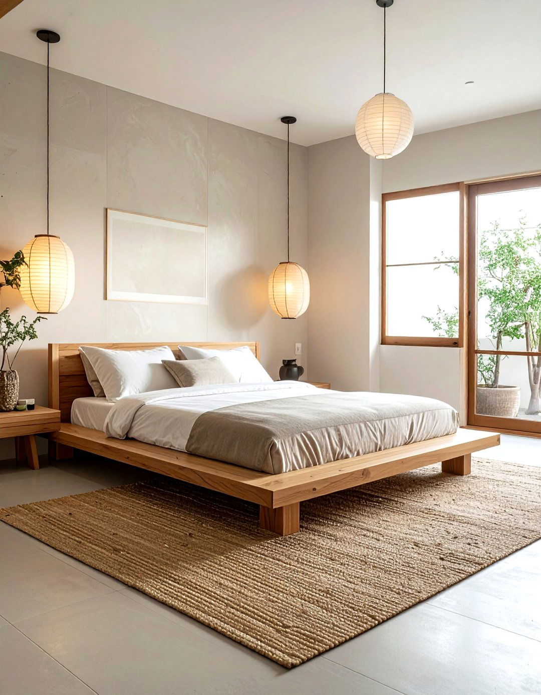 Japandi Style Bedroom - 30 bedroom soft settings