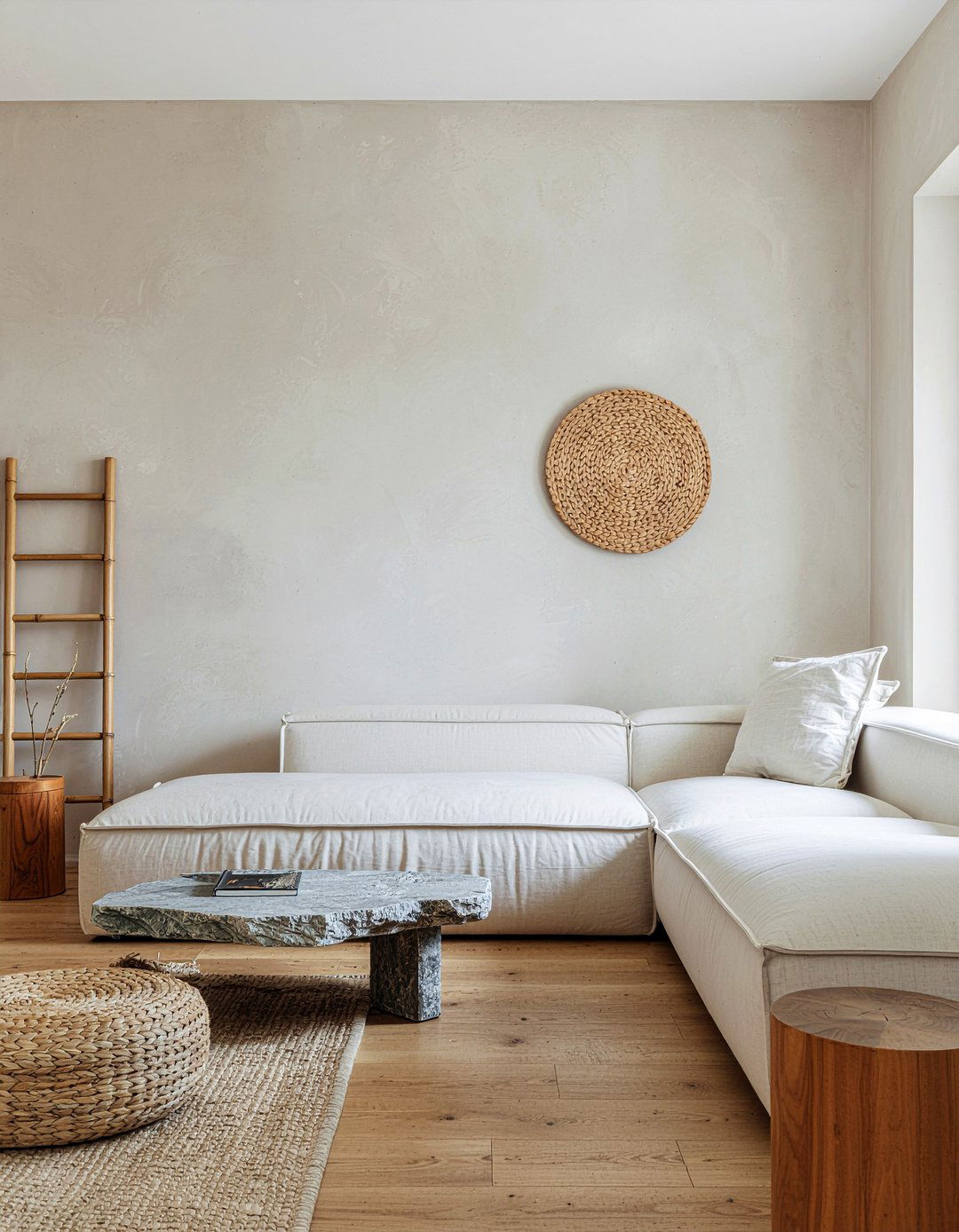 Japandi Style Wallpaper - 30 living room minimalist wallpapers