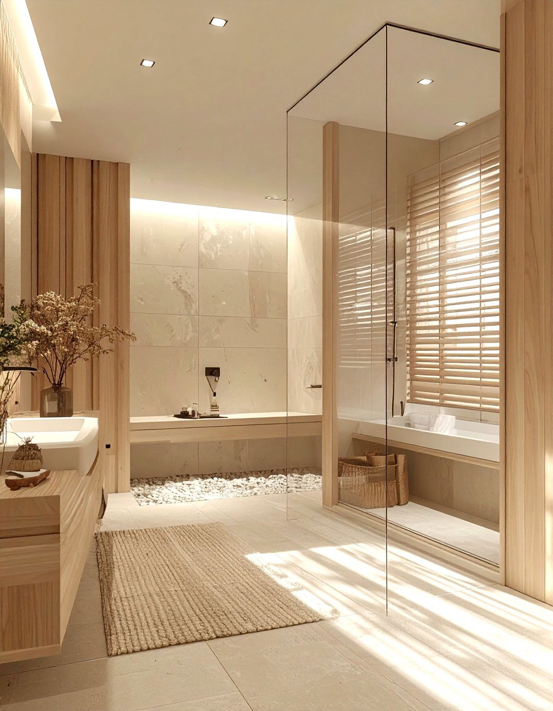 Japandi Wet Room - 30 one-of-a-kind bathroom ideas