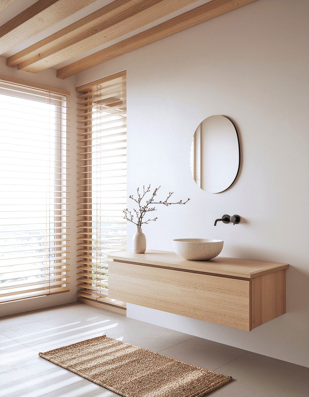 Japandi bathroom style - 30 incredible bathroom ideas