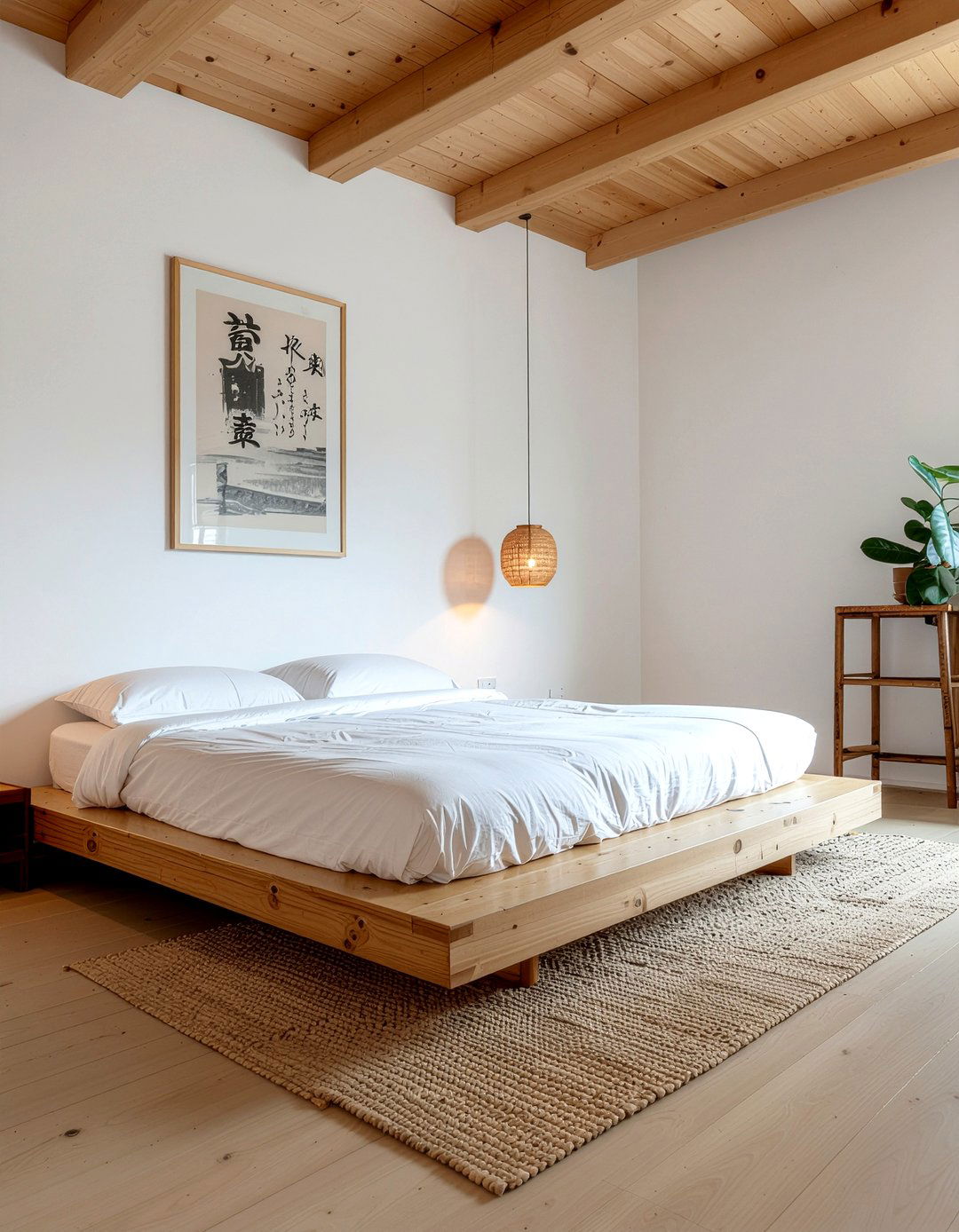 Japandi bedroom interior - 30 spacious bedroom ideas