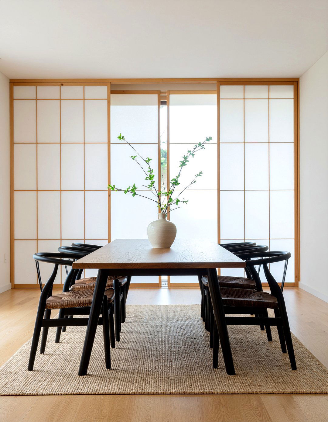 Japandi dining area design - 30 dining area ideas