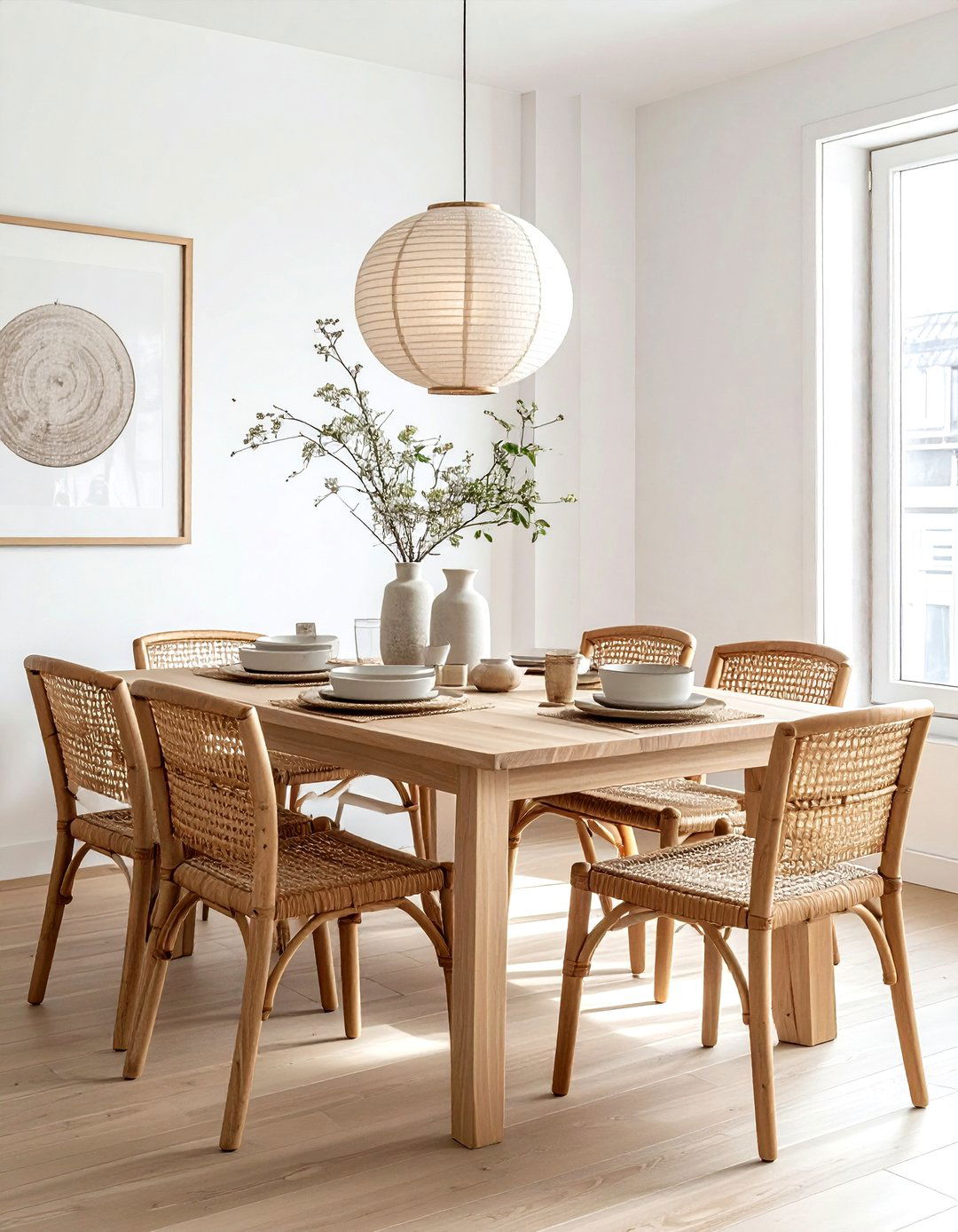 Japandi dining area - 30 inspiring decor ideas