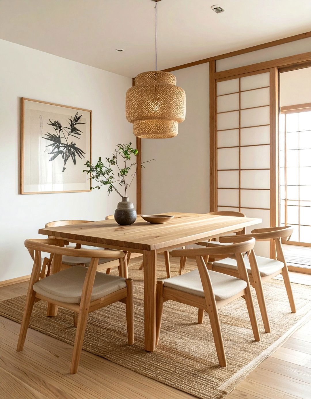 Japandi dining room - 30 spacious dining room ideas