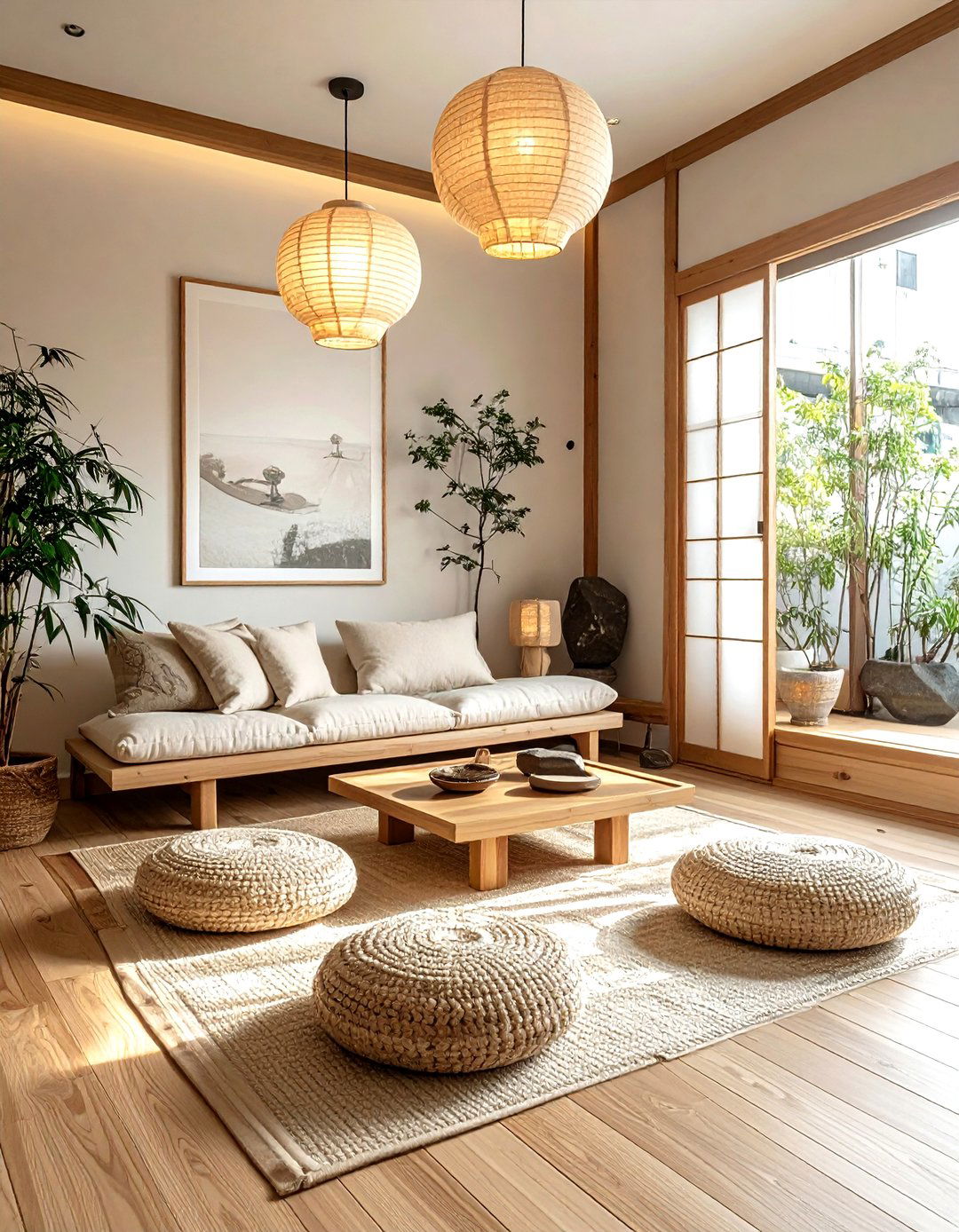 Japandi living room - 30 living room room settings