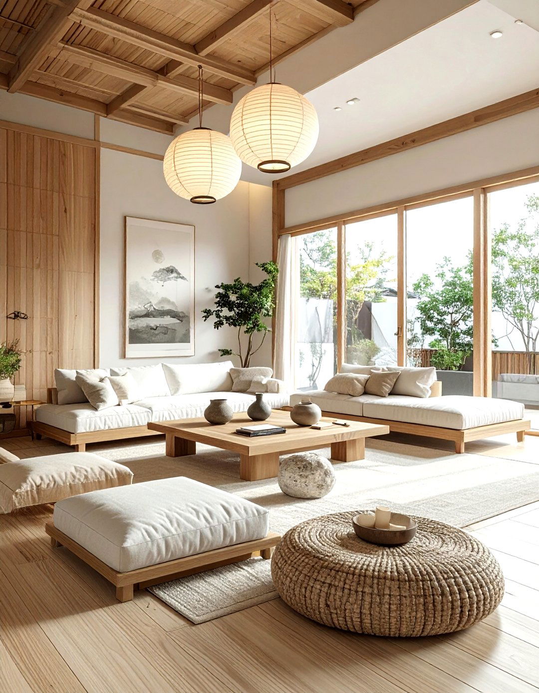 Japandi living room - 30 high-end living room ideas