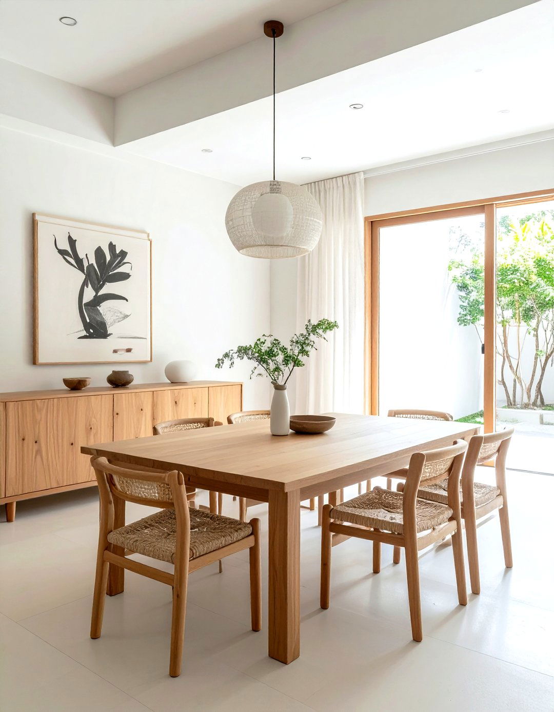 Japandi villa dining - 30 villa dining room ideas