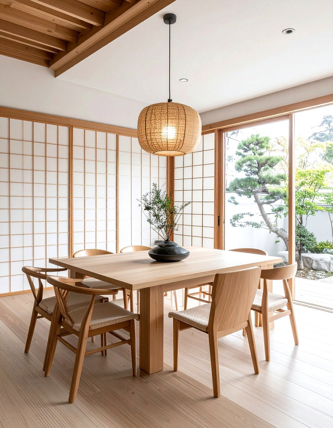 Japanese Minimalist Dining Room - 30 architect designed dining room ideas