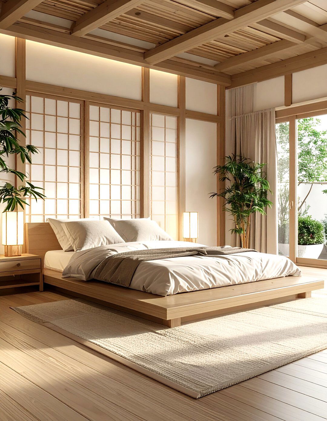Japanese zen bedroom - 30 period home bedroom ideas