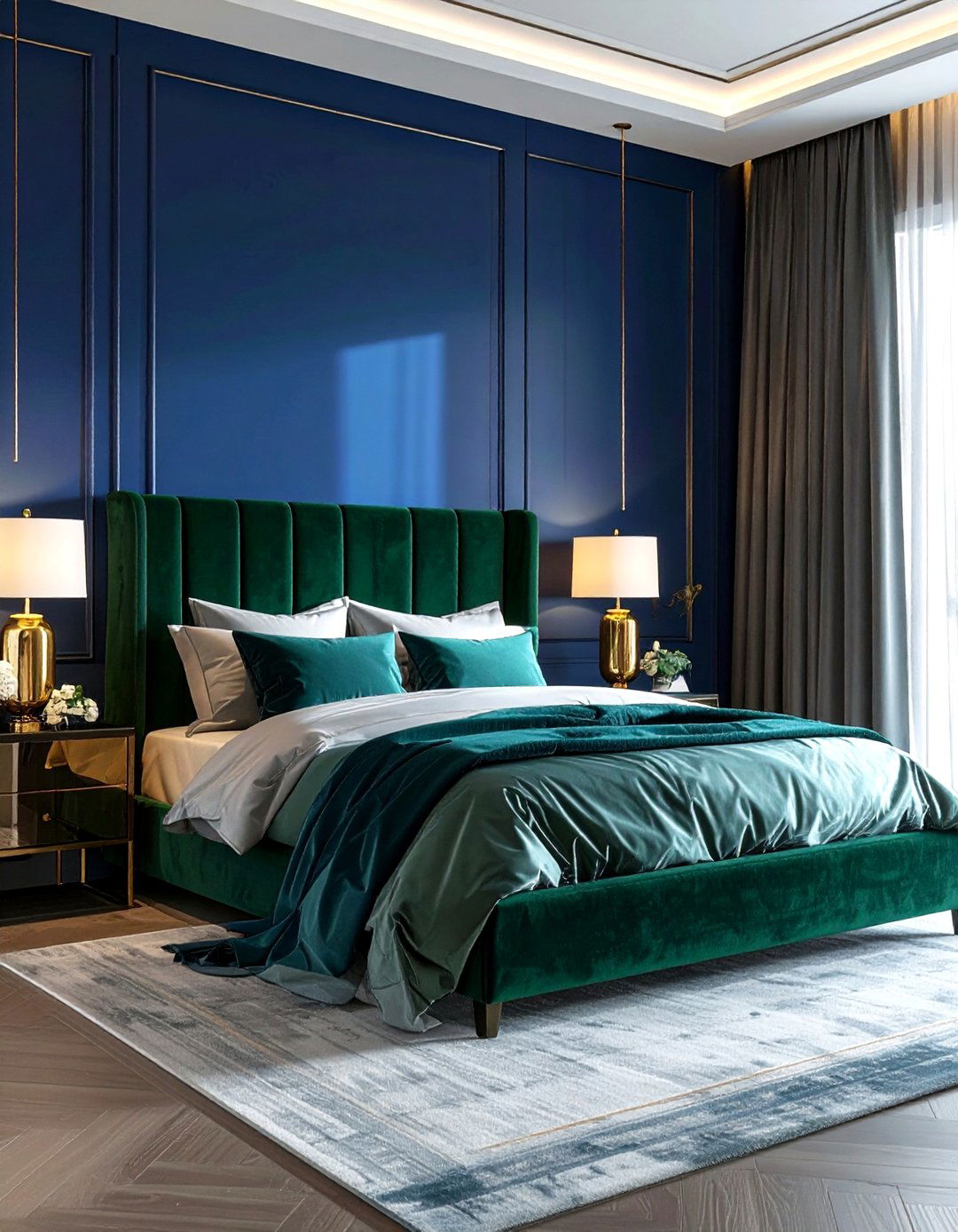 Jewel Tone Bedroom - 30 stunning home decor ideas