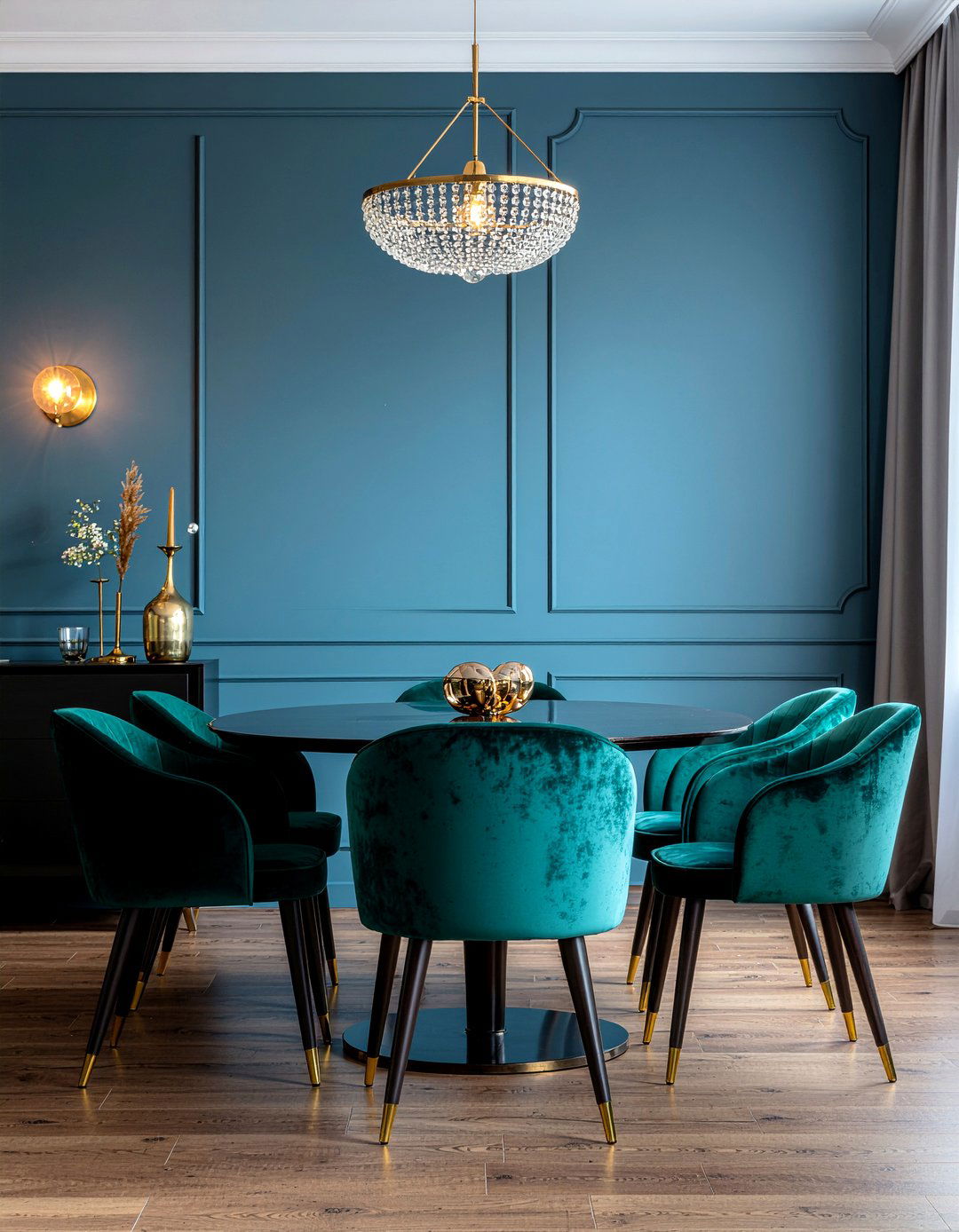 Jewel Tone Dining Room - 30 historic home dining room ideas