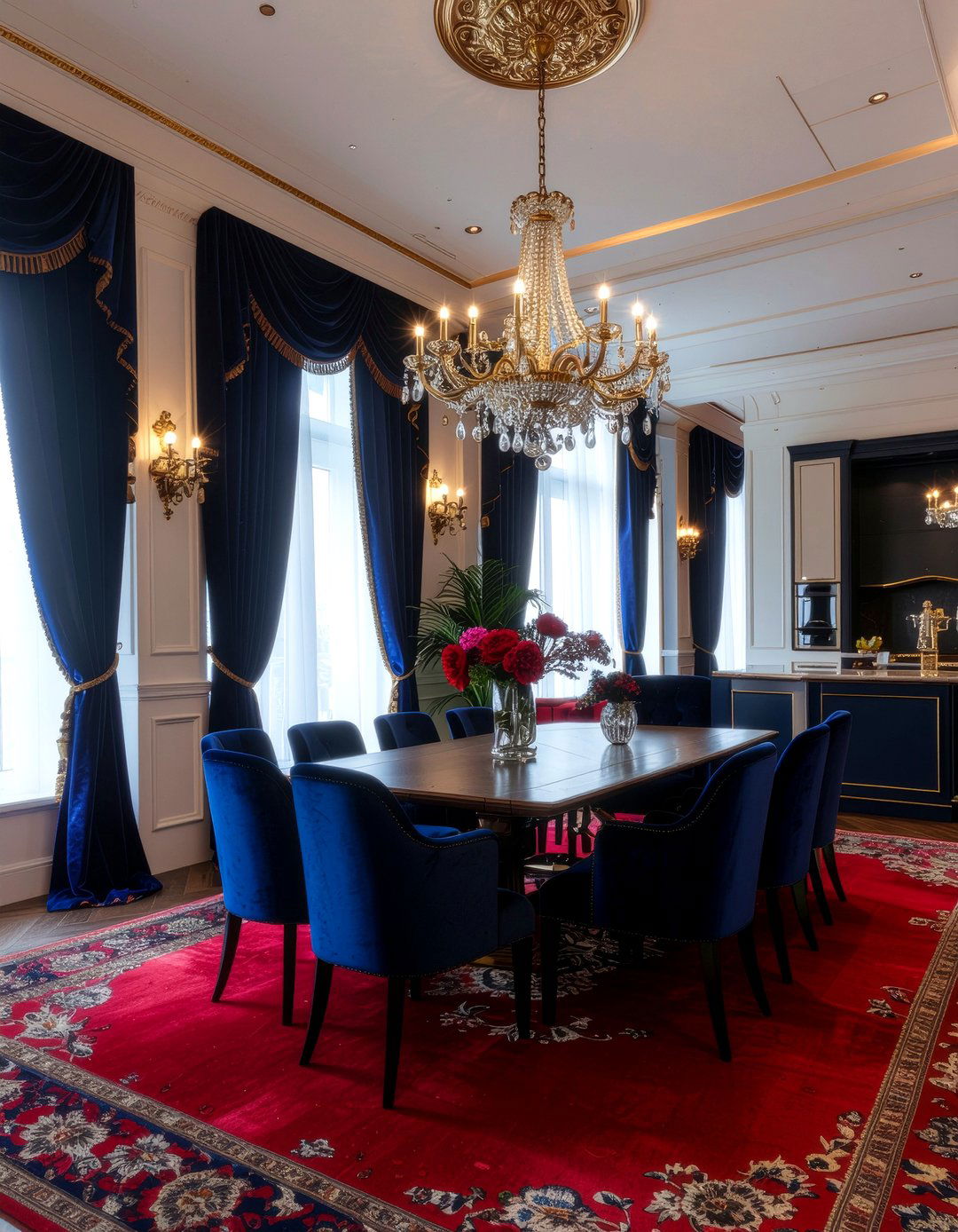 Jewel tone dining room - 30 luxury dining room ideas