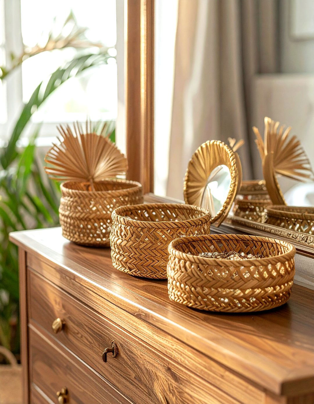 Jewelry Basket Organizer - 30 woven basket ideas