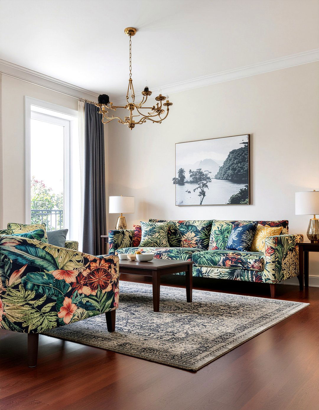 Jim Thompson fabric upholstery - 30 Thai living room ideas