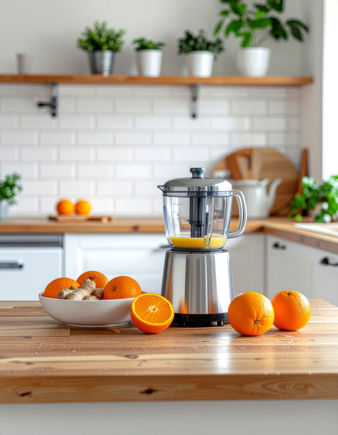 Juice bar station - 30 healthy kitchen ideas