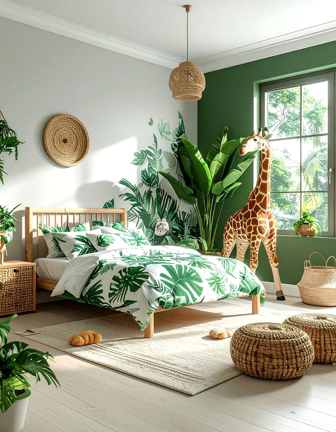 Jungle Animal Theme Room - 30 toddler bedroom ideas