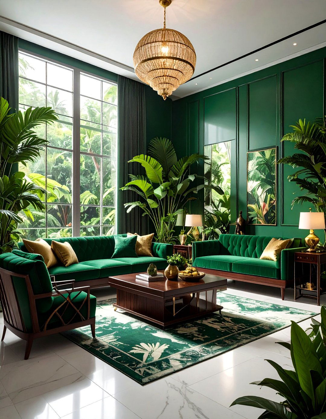 Jungle Theme Living Room - 30 resort living room ideas