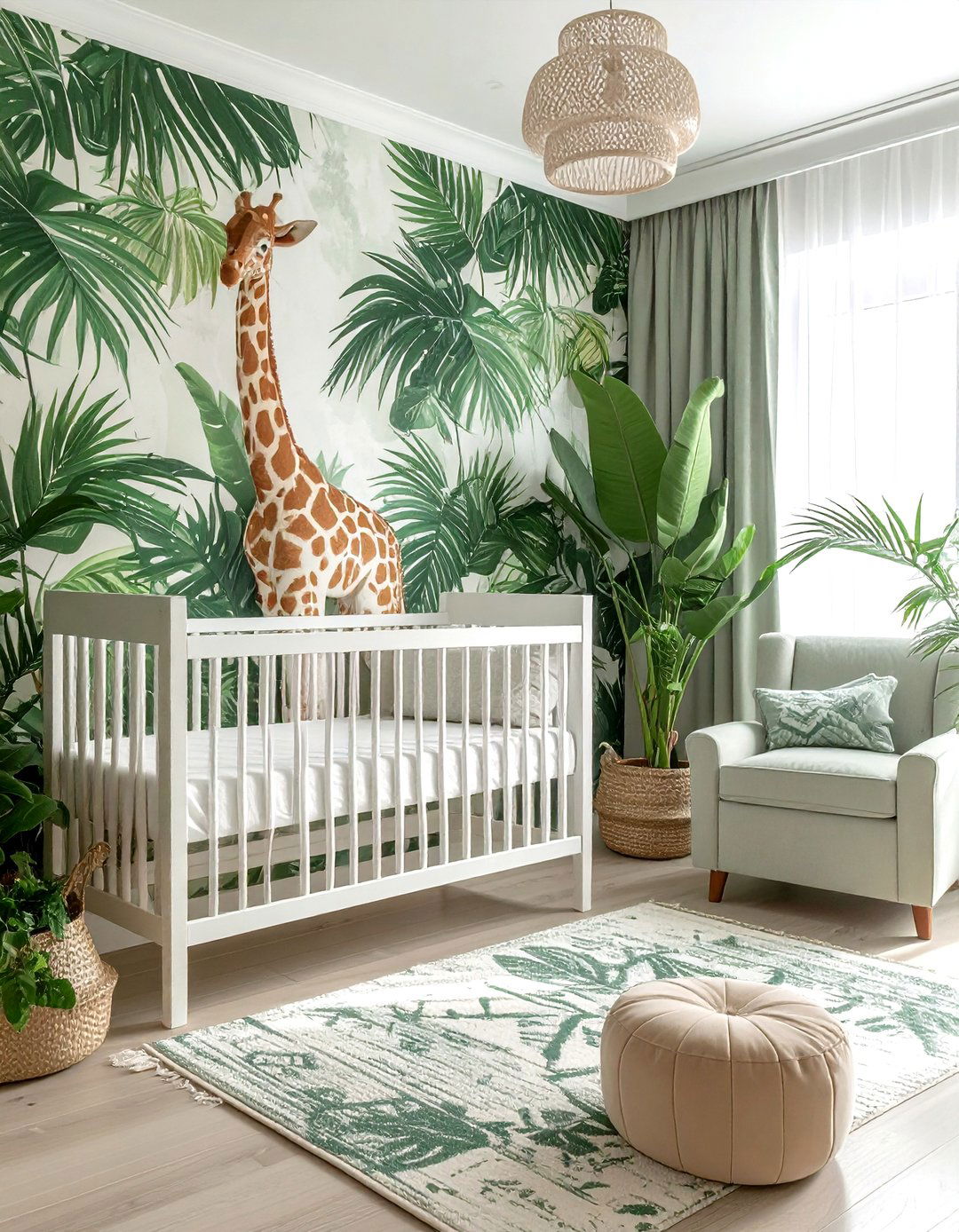 Jungle Theme Nursery - 30 kids room decor ideas