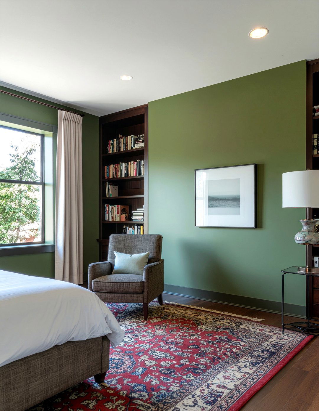 Juniper Green Bedroom - 30 green bedroom ideas