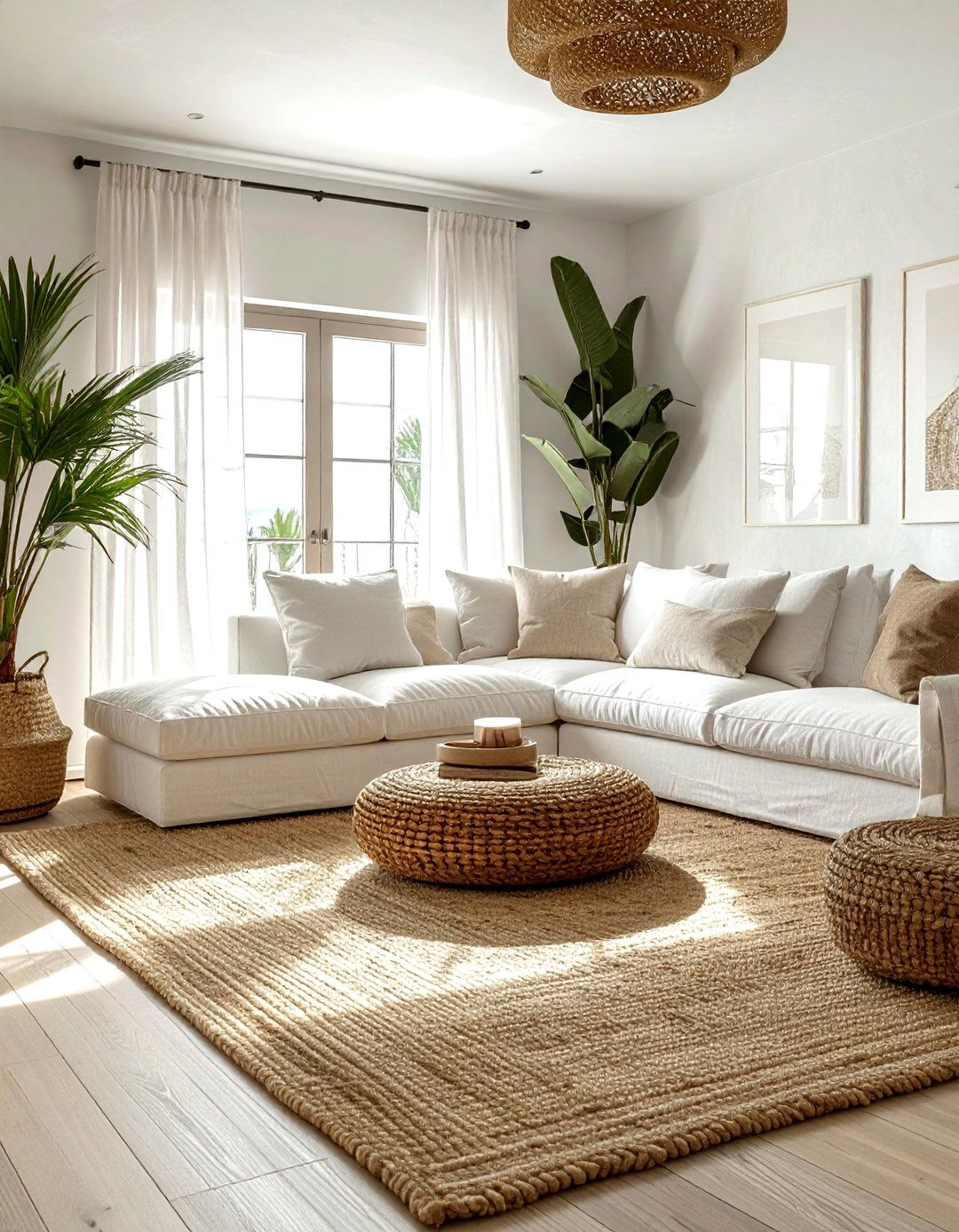 Jute And Sisal Living Room - 30 natural living room ideas