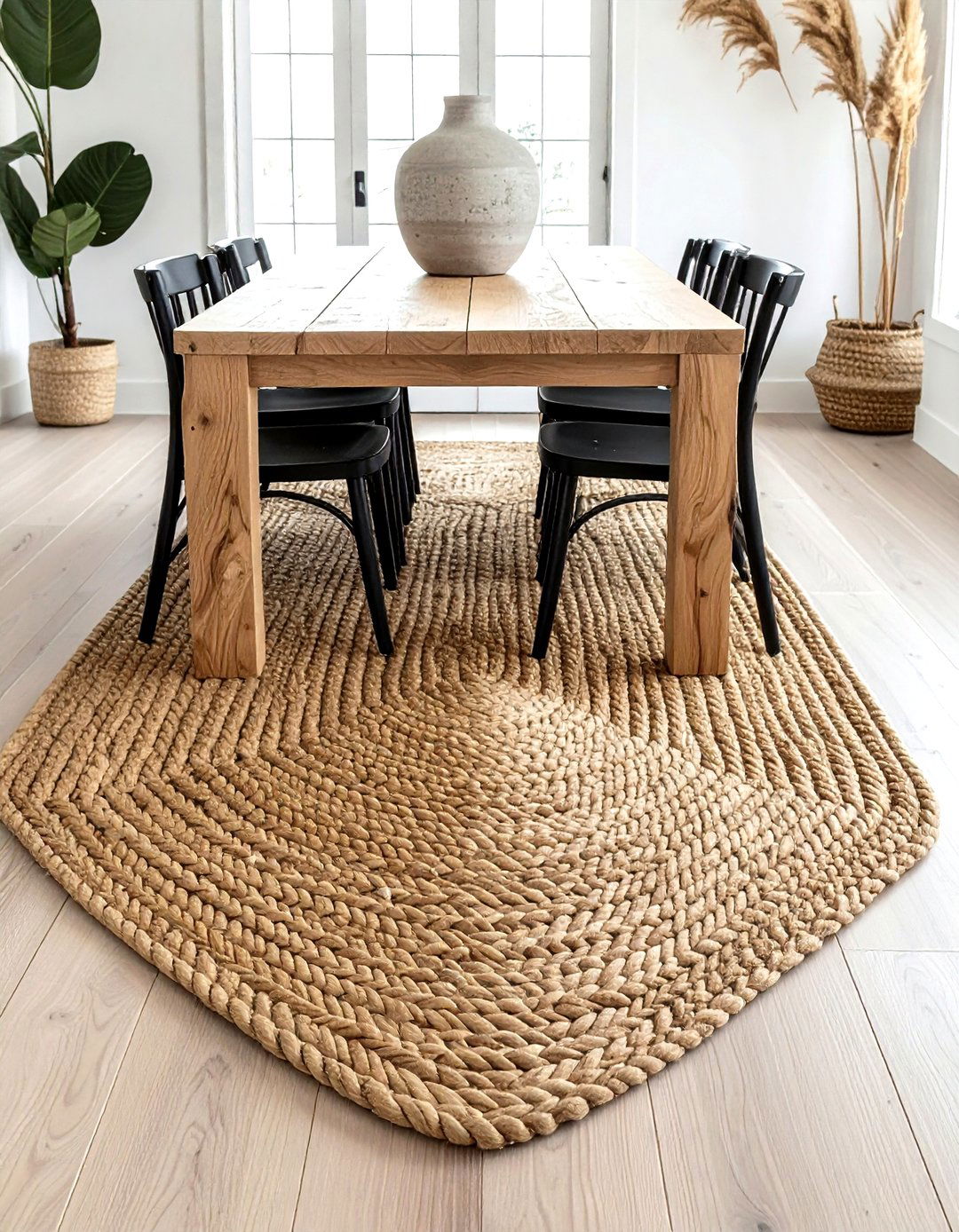 Jute Area Rug - 30 desert decor ideas