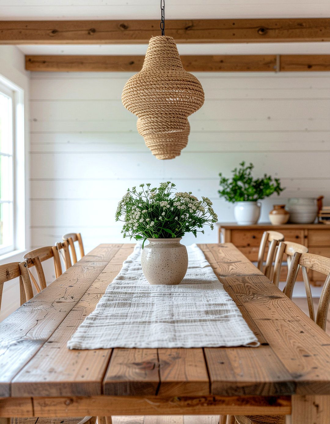 Jute Beaded Chandelier - 30 beaded chandelier dining room ideas