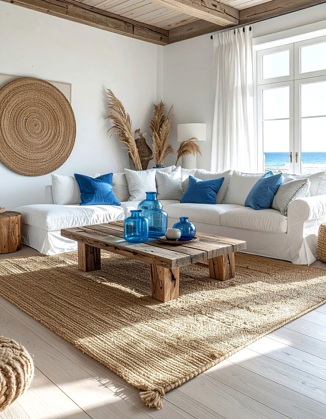 Jute Rug Coastal Decor - 30 jute rug ideas