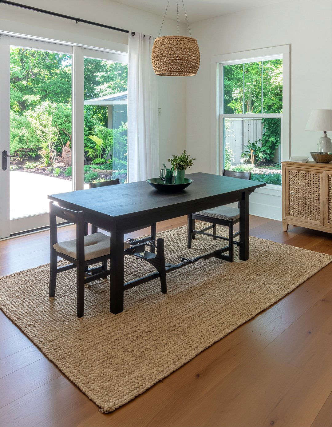 Jute Rug Dining Room - 30 jungle dining room ideas